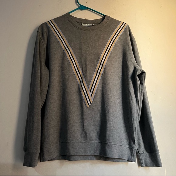 Moves By Minimum sporty stripe sweatshirt size Medium - Picture 7 of 11